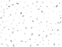 Modern Light silver Rectangular glitter confetti background. Confetti celebration, Falling Silver abstract decoration for party, birthday celebrate, anniversary or event, festive. vector