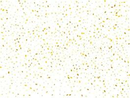 Birthday Golden Rectangles Confetti Background. Vector illustration