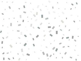 Modern Light silver Rectangular glitter confetti background. Confetti celebration, Falling Silver abstract decoration for party, birthday celebrate, anniversary or event, festive. vector