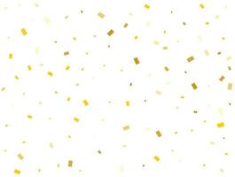 Light Golden Rectangles. Confetti celebration, Falling Golden Abstract Decoration for Party. Vector illustration