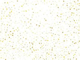 Birthday Golden Rectangles Confetti Background. Vector illustration