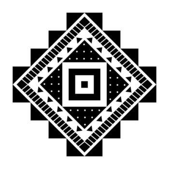 Aztec vector element.