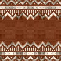 Knitwear seamless texture. Template with empty place for text. vector