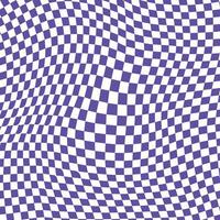 Groovy retro pattern background in psychedelic checkered backdrop style. A chessboard in a minimalist abstract design with a 60s 70s aesthetic vibe. hippie style y2k. funky print vector illustration