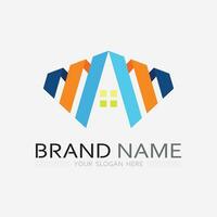 Finanzas comerciales y marketing logo diseño ilustración vectorial vector