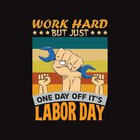 Labor day t shirt vector