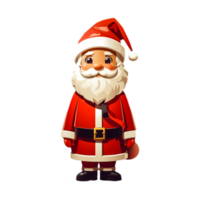 Papa Noel claus padre Navidad generativo ai png