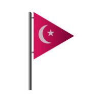 Table flag of Turkey icon, cartoon style  Generative Ai png