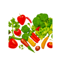 vegetales png, generativo ai png