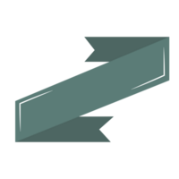 vert sauge ruban bannière conception, ruban décoration arrière-plan, plat ruban pour promotion png