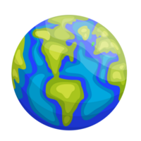 illustrazione del pianeta terra png