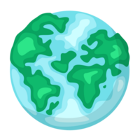 illustrazione del pianeta terra png