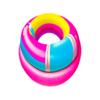 Circle Diameter Swimming Pool Swim Ring Inflatable Armbands Generative Ai png