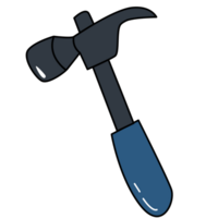 Blue Hammer cartoon png