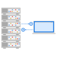 il server e Rete connessione png