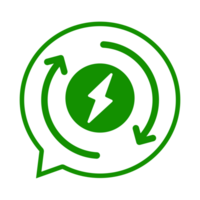 icono de energía renovable png