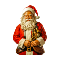 Père Noël claus Saint Nicolas, Père Noël noël, png génératif ai