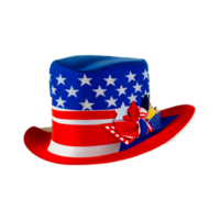 independence day hat Generative Ai png