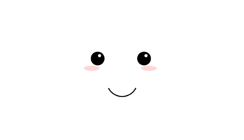 kawaii nube ilustración png