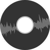 Vinyl record illustration png