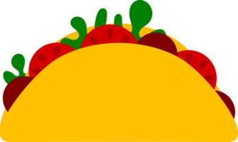 Mexican burrito illustration png