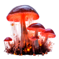 airytale fungi mushroom AI Generative png