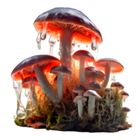 airytale fungi mushroom  Ai Generative png