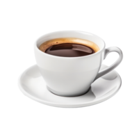 Cup of coffee isolated. Illustration AI Generative png