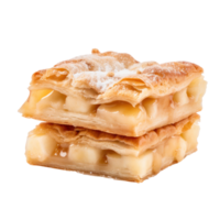 Apple pie isolated. Illustration AI Generative png