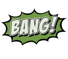 Bang Cartoon Balloon png