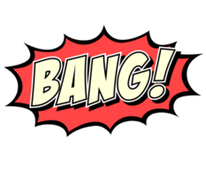 Bang Cartoon Balloon png