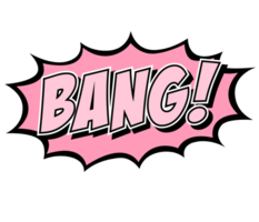 Bang Cartoon Balloon png