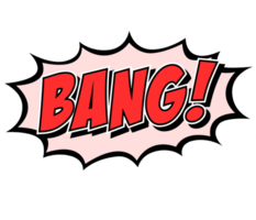 Bang Cartoon Balloon png