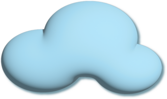 Cloud illustration. Hand drawn png