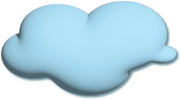 Cloud illustration. Hand drawn png