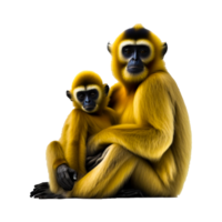 Snubnosed Monkey png generative ai