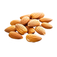 Almond nut food png generative ai