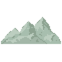 berg pixel vektor illustration av skön landskap av berg png