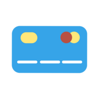 Credit Card Vector Flat Icon. Online payment. Credit Debit Card Cash withdrawal. Credit Card Minimal Style. Financial operations png