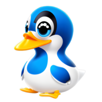 canard dessin animé illustration pour mascotte png