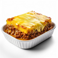 torta da carne bobotie isolado em transparente fundo png