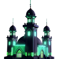 Illustration of Futuristic Mosque png