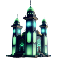 Illustration of Futuristic Mosque png