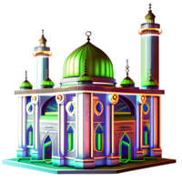 Illustration of Futuristic Mosque png