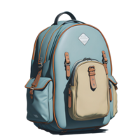 Backpack Bag Transparent Background AI Generative png