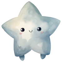 Cute Blue Star png