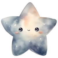 Cute Blue Star png