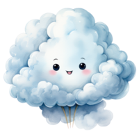 joli nuage bleu png