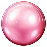 rosa il giro metallo palla ai generativo png