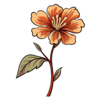 florescendo outono flor ai gerado png